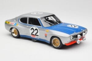 Ford Capri Mk1 RS 2600 #22 Ford Koln D. Glemser / A. Soler-Roig Winners 24 Hours of Spa 1971 Minichamps 1:18 155718522 Metala - nuotrauka 4 iš 6