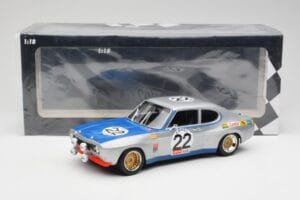 Ford Capri Mk1 RS 2600 #22 Ford Koln D. Glemser / A. Soler-Roig Winners 24 Hours of Spa 1971 Minichamps 1:18 155718522 Metala - nuotrauka 6 iš 6