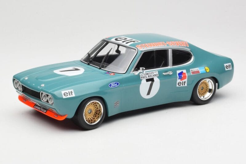 Ford Capri Mk1 RS 2600 #7 J. Stewart / F. Cevert Ford Köln 6 Hours of Paul Ricard 1972 Minichamps 1:18 155728507 Metalas