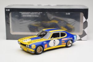 Ford Capri Mk1 RS 2600 #9 K. Fritzinger / H. Heyer Team Europa Möbel 6 Hours of Nürburgring ETCC 1973 Minichamps 1:18 1557385 - nuotrauka 6 iš 6