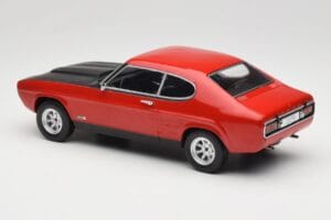 Ford Capri Mk1 RS 2600 Raudonas su Juodu Gaubtu MCG 1:18 MCG18538 Metalas - nuotrauka 5 iš 6