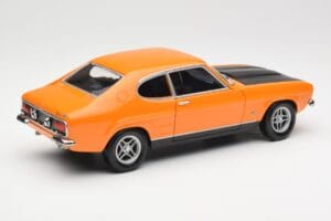 Ford Capri Mk1 RS 2600 Signal Orange Juodas Minichamps 1:18 150089077 Metalas - nuotrauka 3 iš 8