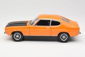 Ford Capri Mk1 RS 2600 Signal Orange Juodas Minichamps 1:18 150089077 Metalas - nuotrauka 4 iš 8