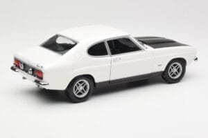 Ford Capri Mk1 RS 2600 Baltas Juodas Minichamps 1:18 150089078 Metalas - nuotrauka 3 iš 8