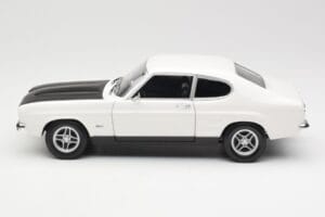 Ford Capri Mk1 RS 2600 Baltas Juodas Minichamps 1:18 150089078 Metalas - nuotrauka 4 iš 8