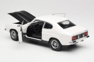 Ford Capri Mk1 RS 2600 Baltas Juodas Minichamps 1:18 150089078 Metalas - nuotrauka 5 iš 8