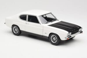 Ford Capri Mk1 RS 2600 Baltas Juodas Minichamps 1:18 150089078 Metalas - nuotrauka 6 iš 8