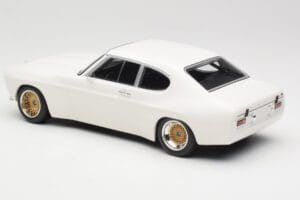 Ford Capri Mk1 RS 2600 Baltas Minichamps 1:18 155708500 Metalas - nuotrauka 5 iš 6