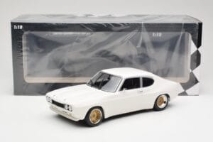 Ford Capri Mk1 RS 2600 Baltas Minichamps 1:18 155708500 Metalas - nuotrauka 6 iš 6