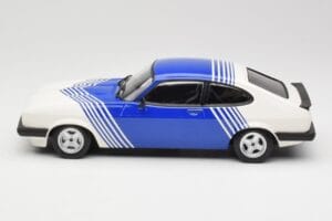 Ford Capri Mk2 3.0 Baltas su Mėlynais Dryžiais Minichamps 1:18 155788600 Metalas - nuotrauka 3 iš 6