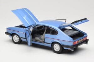 Ford Capri Mk3 2.8 Injection Paris Blue Norev 1:18 182764 Metalas - nuotrauka 3 iš 8