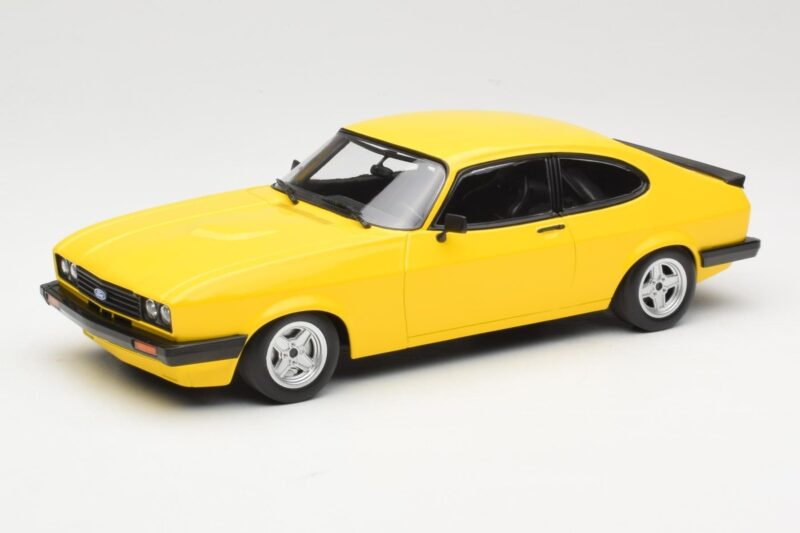 Ford Capri Mk3 3.0 Geltonas Minichamps 1:18 155788601 Metalas