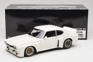 Ford Capri RS 3100 Baltas Riboto Leidimo Minichamps 1:18 183748003 Metalas - nuotrauka 8 iš 8