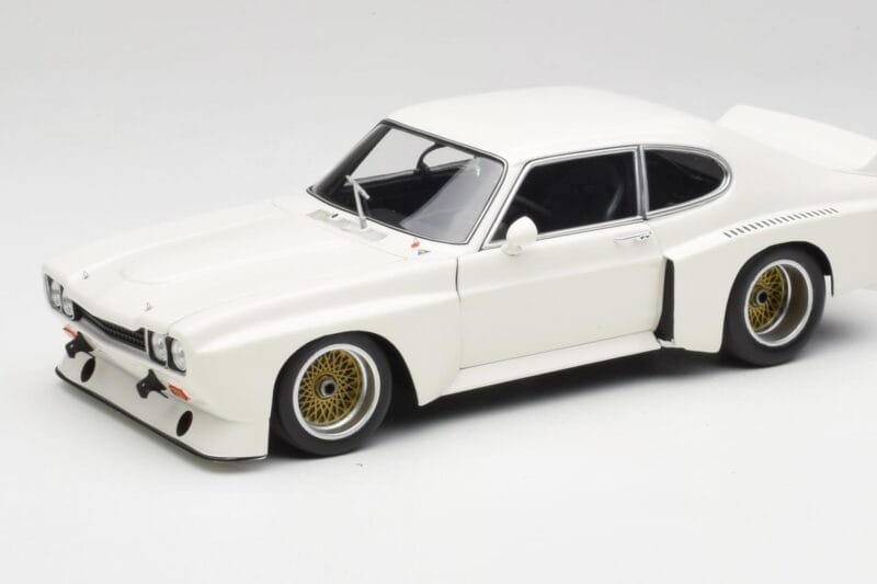 Ford Capri RS 3100 Baltas Riboto Leidimo Minichamps 1:18 183748003 Metalas
