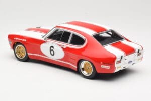 Ford Capri RS2600 Ford Tuning Siegen #6 Weiss / K. Ludwig 6 Hours Nurburgring 1973 Minichamps 1:18 155738506 Metalas - nuotrauka 5 iš 6