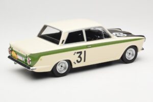 Ford Cortina Lotus #31 J. Ickx / G. Staepelaere Marathon de la Route 1966 MCG 1:18 MCG18436R Metalas - nuotrauka 2 iš 6