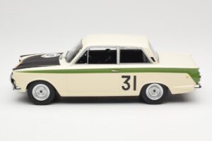 Ford Cortina Lotus #31 J. Ickx / G. Staepelaere Marathon de la Route 1966 MCG 1:18 MCG18436R Metalas - nuotrauka 3 iš 6