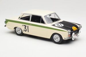 Ford Cortina Lotus #31 J. Ickx / G. Staepelaere Marathon de la Route 1966 MCG 1:18 MCG18436R Metalas - nuotrauka 4 iš 6
