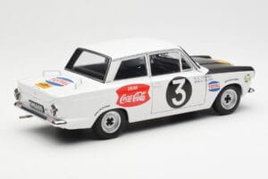 Ford Cortina Mk1 #3 P. Hughes / B. Young African Safari Rally 1964 AUTOart 1:18 86428 Metalas - nuotrauka 3 iš 8