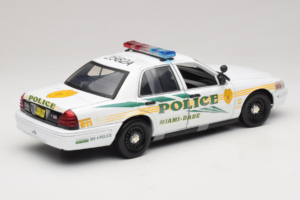 Ford Crown Victoria Police Interceptor CSI Miami GreenLight 1:18 13514 Metalas - nuotrauka 2 iš 6