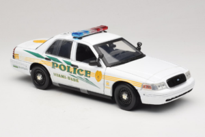 Ford Crown Victoria Police Interceptor CSI Miami GreenLight 1:18 13514 Metalas - nuotrauka 4 iš 6