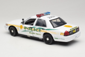 Ford Crown Victoria Police Interceptor CSI Miami GreenLight 1:18 13514 Metalas - nuotrauka 5 iš 6