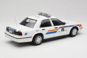 Ford Crown Victoria RCMP Police Car AUTOart 1:18 72706 Metalas - nuotrauka 3 iš 8