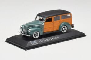 Ford Deluxe Woody Forest Žalias Minichamps 1:43 FORD20002 Metalas - nuotrauka 2 iš 4