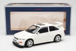 Ford Escort RS Cosworth Baltas Norev 1:18 182776 Metalas - nuotrauka 6 iš 6