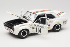 Ford Escort RS1600 #114 J. Fitzpatrick Team Broadspeed Castrol Race of Champions 1971 Minichamps 1:18 100718114 Metalas - nuotrauka 2 iš 8