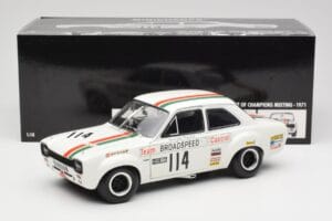 Ford Escort RS1600 #114 J. Fitzpatrick Team Broadspeed Castrol Race of Champions 1971 Minichamps 1:18 100718114 Metalas - nuotrauka 8 iš 8