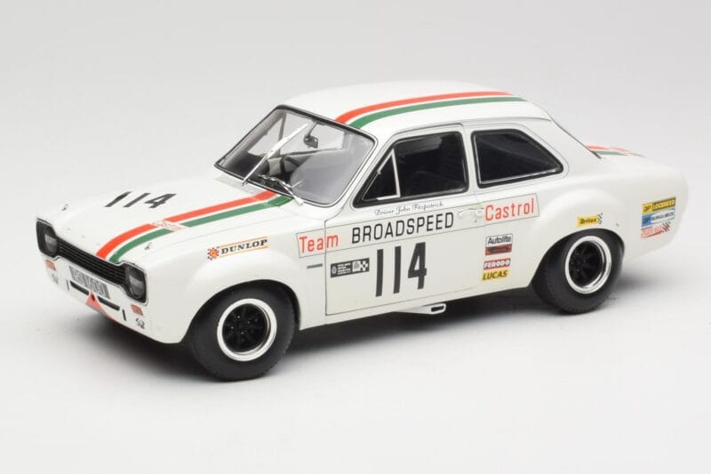 Ford Escort RS1600 #114 J. Fitzpatrick Team Broadspeed Castrol Race of Champions 1971 Minichamps 1:18 100718114 Metalas