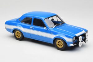 Ford Escort Mk1 RS 1600 Mėlynas Baltas Juostos Minichamps 1:18 100688102 Metalas - nuotrauka 6 iš 8