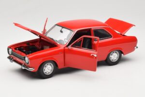 Ford Escort Mk1 Street Raudonas Minichamps 1:18 100081001 Metalas - nuotrauka 2 iš 8