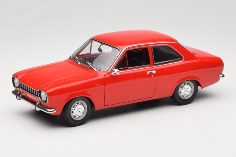 Ford Escort Mk1 Street Raudonas Minichamps 1:18 100081001 Metalas