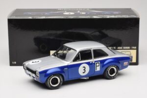 Ford Escort Mk1 Twin Cam #3 ADAC 500 km Nurburgring ETCC 1968 Minichamps 1:18 100688193 Metalas - nuotrauka 8 iš 8