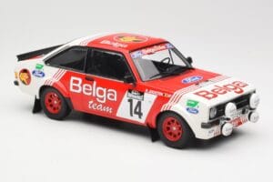 Ford Escort Mk2 RS 1800 #14 Droogmans / Joosten Belga 3rd Place Lotto Haspengouw Rally 1983 Minichamps 1:18 155838714 Metalas - nuotrauka 4 iš 6