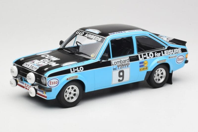 Ford Escort Mk2 RS 1800 #9 R. Clark / S. Wilson Li-Lo Equipe Esso Lombard RAC Rally 1978 Minichamps 1:18 155788709 Metalas