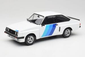 Ford Escort Mk2 RS 2000 X-Pack Diamond Baltas & Mėlynas Decor MCG 1:18 MCG18351 Metalas