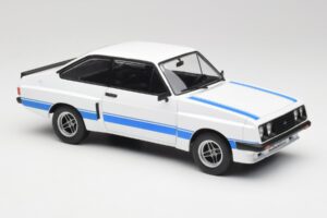 Ford Escort Mk2 RS 2000 X-Pack Diamond Baltas & Mėlynas Stripe MCG 1:18 MCG18350 Metalas - nuotrauka 4 iš 6