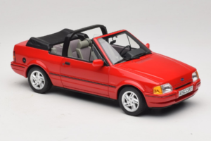 Ford Escort Mk4 XR3i Kabrioletas Flamenco Red Otto 1:18 OT1254 Derva - nuotrauka 4 iš 6