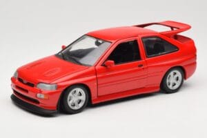 Ford Escort Mk5 RS Cosworth Raudonas UT Models 1:18 180082102 Metalas