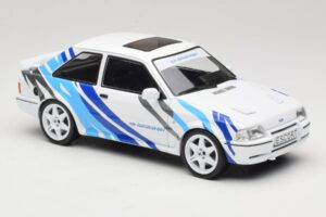 Ford Escort Mk4 RS Turbo S2 Baltas Su Dekoracija MCG 1:18 MCG18547R Metalas - nuotrauka 4 iš 6