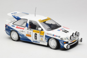 Ford Escort RS Cosworth Mobil 1 #6 F. Delecour / D. Grataloup Rally Monte Carlo Night Version Winner 1994 UT Models 1:18 3945 - nuotrauka 6 iš 8