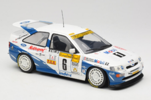 Ford Escort RS Cosworth Mobil 1 #6 F. Delecour / D. Grataloup Rally Monte Carlo Winner 1994 UT Models 1:18 180948106 Metalas - nuotrauka 6 iš 8
