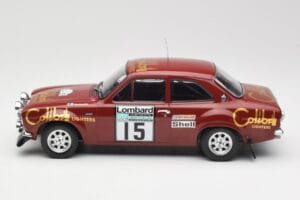 Ford Escort RS 1600 Mk1 #15 M. Alen / I. Kivimäki RAC Rally 1974 IXO 1:18 18RMC047B Metalas - nuotrauka 3 iš 6