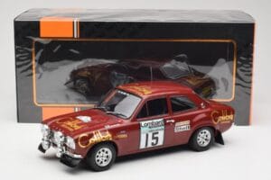 Ford Escort RS 1600 Mk1 #15 M. Alen / I. Kivimäki RAC Rally 1974 IXO 1:18 18RMC047B Metalas - nuotrauka 6 iš 6