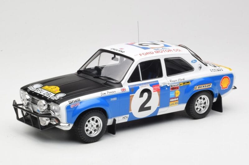 Ford Escort RS 1600 Mk1 #2 R. Clark / J. Porter Safari Rally 1973 IXO 1:18 18RMC075A Metalas