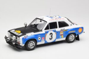 Ford Escort RS 1600 Mk1 #3 V. Preston Jr. / B. Smith Safari Rally 1973 IXO 1:18 18RMC075B Metalas