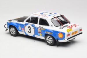 Ford Escort RS 1600 Mk1 #3 V. Preston Jr. / B. Smith Safari Rally 1973 IXO 1:18 18RMC075B Metalas - nuotrauka 5 iš 6